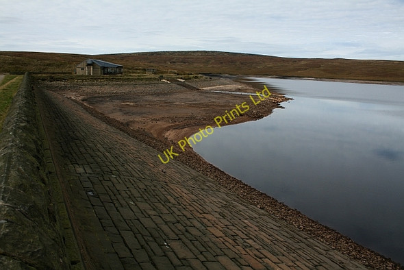 Photo 6"x4" Green Withens Reservoir (12). Pike End c2007