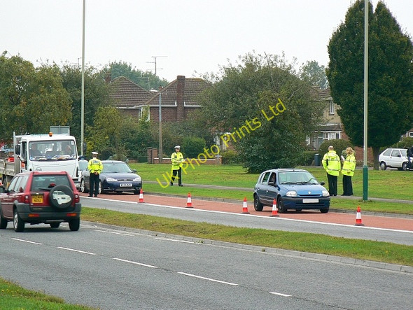 Photo 6"x4" Police checkpoint, Queens Drive, Swindon (1) Swindon\/SU1685 c2007