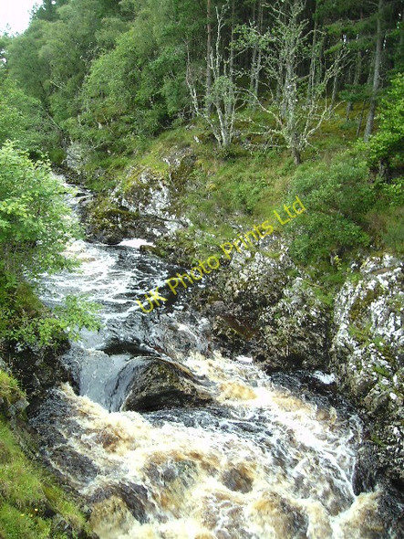 Photo 6"x4" A  fast flowing Burn Whitebridge\/NH4815 c2007
