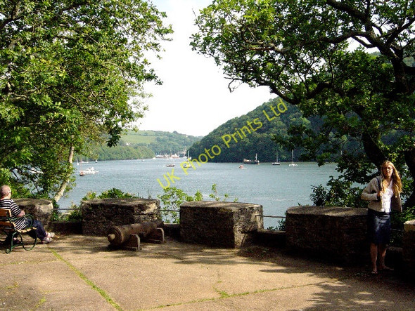 Photo 6"x4" Gun emplacement, river Dart, Greenway Gardens Dittisham c2003