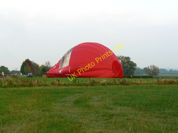 Photo 6"x4" Hot air balloon, Hook, Wiltshire (5) Wootton Bassett c2007
