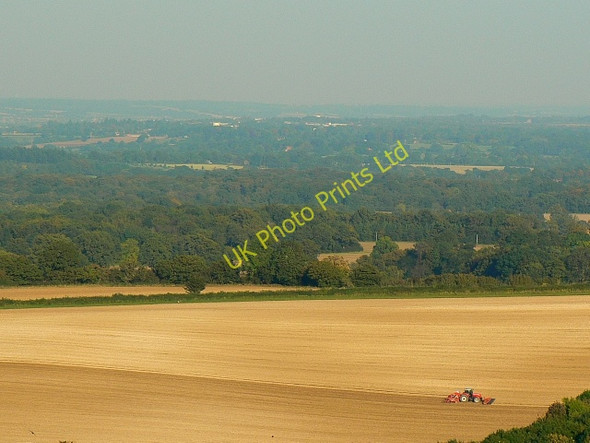 Photo 6"x4" A view from Inkpen Hill, West Berkshire Trapshill c2007