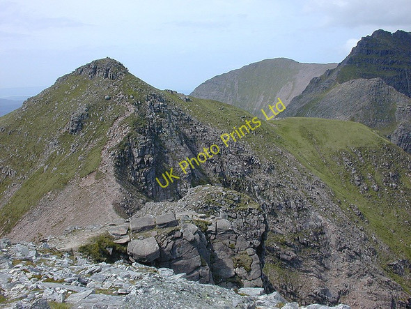Photo 6"x4" The ridge north west from Sail Liath Sail Liath c2003