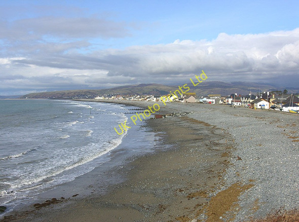 Photo 6"x4" South end of Borth beach Upper Borth c2006