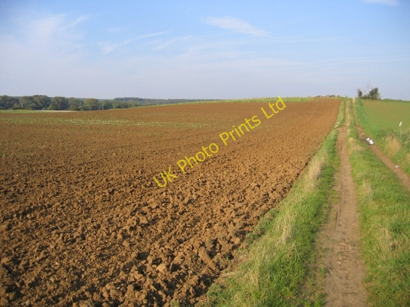 Photo 6"x4" Farmland NW of Silsoe, Beds Hall End\/TL0737 c2005