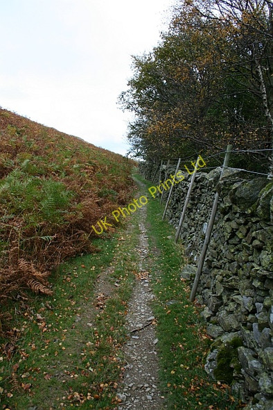 Photo 6"x4" Footpath on North West Side of Haweswater Haweswater Reservoir c2007