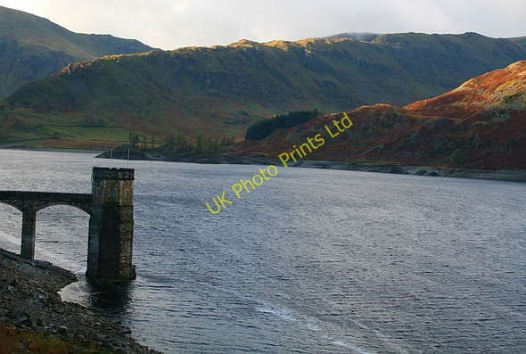 Photo 6"x4" Pier and Tower on Haweswater Guerness Wood c2007