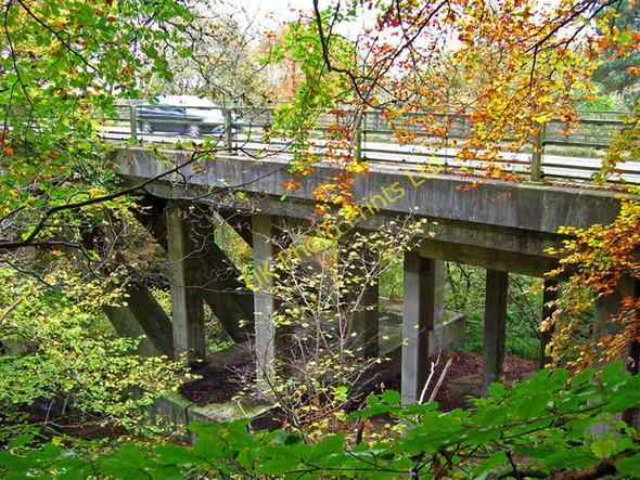 Photo 6"x4" Bridge over the Tilbouries Burn Coalford c2007