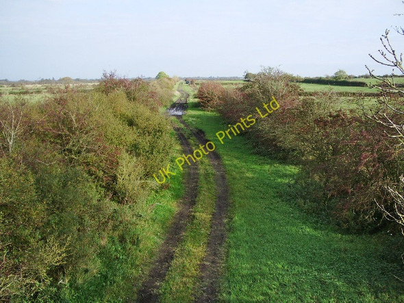 Photo 6"x4" Dismantled railway Moss Side\/NY1952 c2007