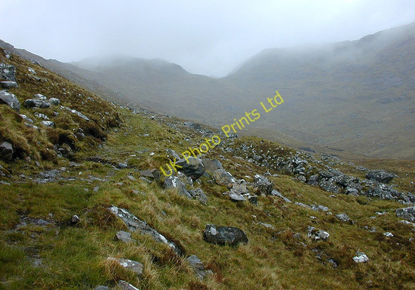 Photo 6"x4" Path in Coire M\u00c3\u00b2r Killilan c2005