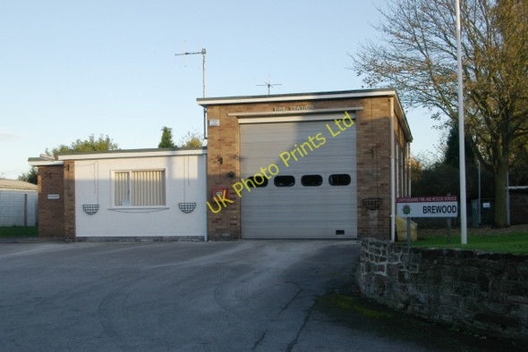 Photo 6"x4" Brewood fire station Brewood c2007