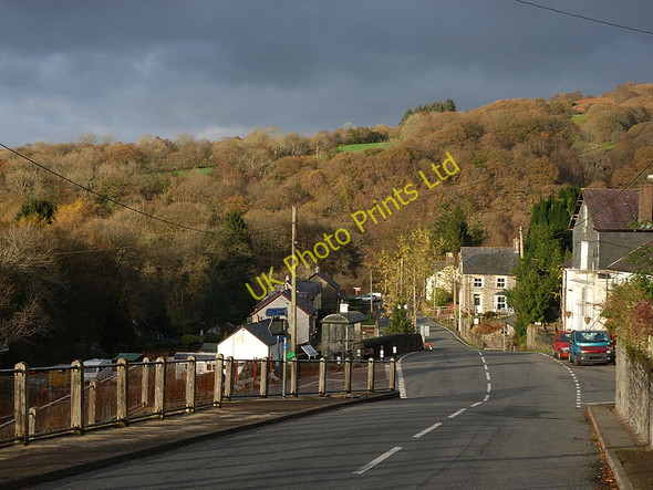 Photo 6"x4" Main road, Pontrhydygroes Pont-rhyd-y-groes c2007