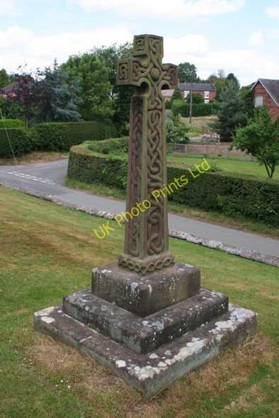 Photo 6"x4" Stone Cross, Chebsey Chebsey c2006