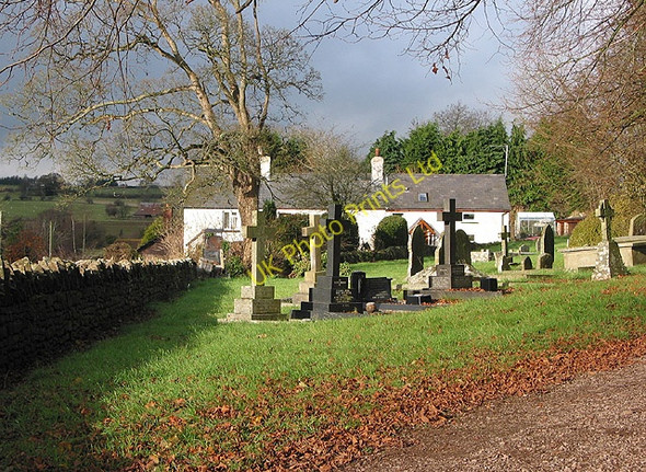 Photo 6"x4" Churchyard at St. Mary the Virgin, Welsh Newton Welsh Newton c2007