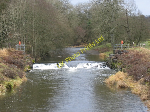 Photo 6"x4" River Ithon - the weir Penybont\/SO1164 c2007