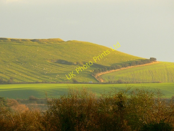 Photo 6"x4" Liddington Castle, Liddington, Swindon Badbury\/SU1980 c2007