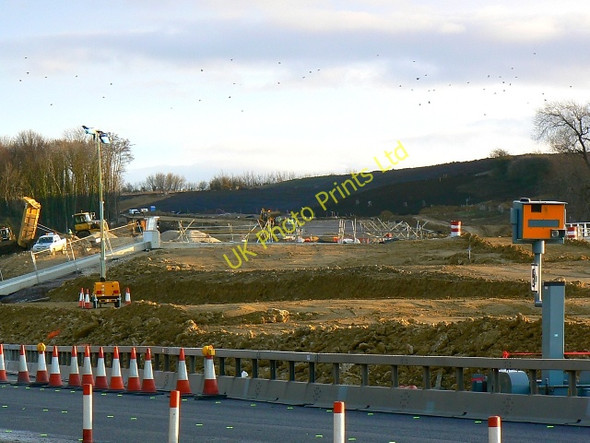 Photo 6"x4" Blunsdon By-pass north site, Blunsdon 29.11.2007 Blunsdon St Andrew c2007
