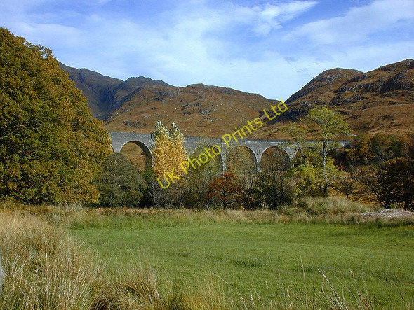 Photo 6"x4" The bottom of Glen Finnan Glenfinnan c2003