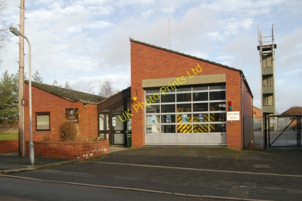 Photo 6"x4" Desborough fire station Desborough c2007
