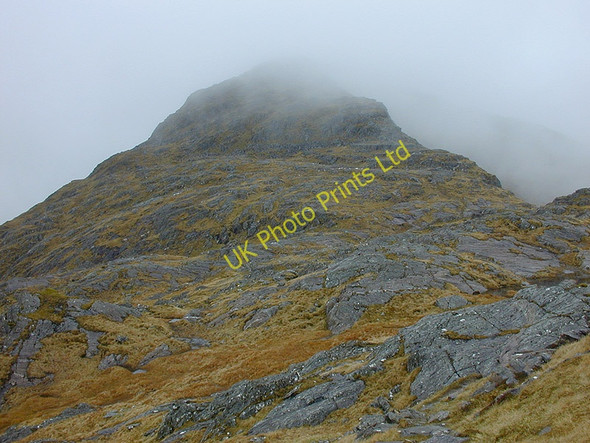Photo 6"x4" Final steep climb on Sgurr nan Coireachan Sgurr a' Choire Riabhaich c2003