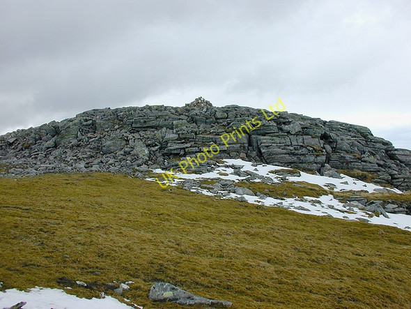 Photo 6"x4" The summit of Eididh nan Clach Geala Eididh nan Clach Geala c2003