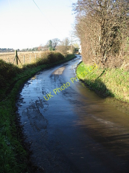 Photo 6"x4" Looking W along Hills Court Road Each End c2007