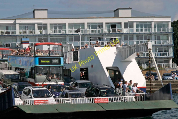 Photo 6"x4" Sandbanks Ferry,  Poole Harbour Sandbanks c2007