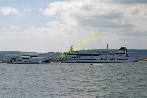 Photo 6"x4" Poole  Harbour Approaches Sandbanks c2007