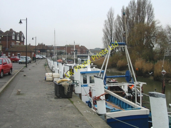 Photo 6"x4" The finished mooring posts 4 Sandwich c2004