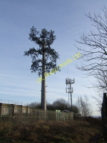 Photo 6"x4" Telecoms masts on Bushbury Hill Wednesfield c2007