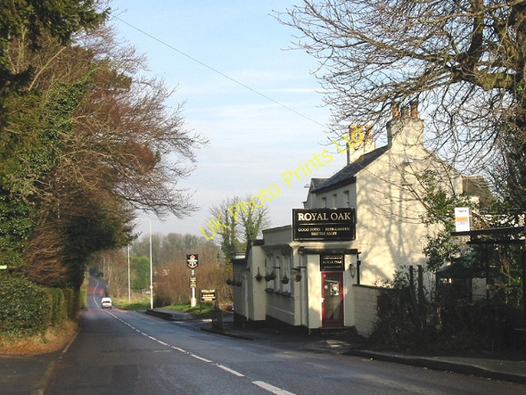 Photo 6"x4" The Royal Oak, Sandwich Road, Whitfield Church Whitfield c2007