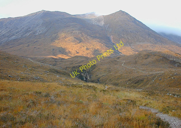 Photo 6"x4" The bottom of Coire Dubh Am Fuar-mheallan c2001