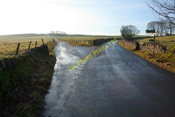 Photo 6"x4" Road Junction West of Malham Tarn Water Houses\/SD8867 c2007