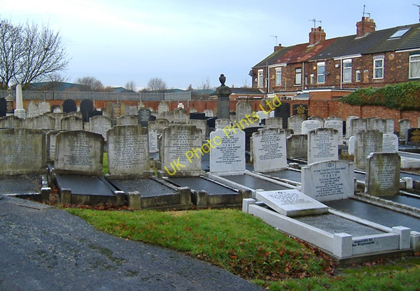Photo 6"x4" Jewish Cemetery, Delhi Street, Hull Marfleet c2007