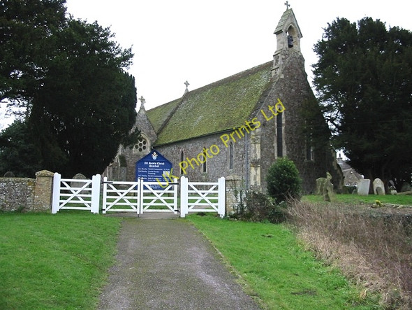 Photo 6"x4" All Saints' church, Stanford Postling c2007