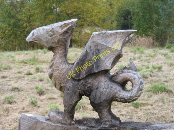 Photo 6"x4" Here There Be Dragons Rhydymwyn c2007