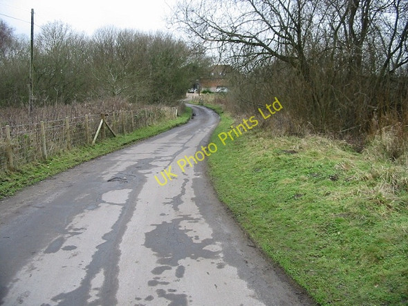 Photo 6"x4" Bottom end of Brook Lane Moorstock c2007