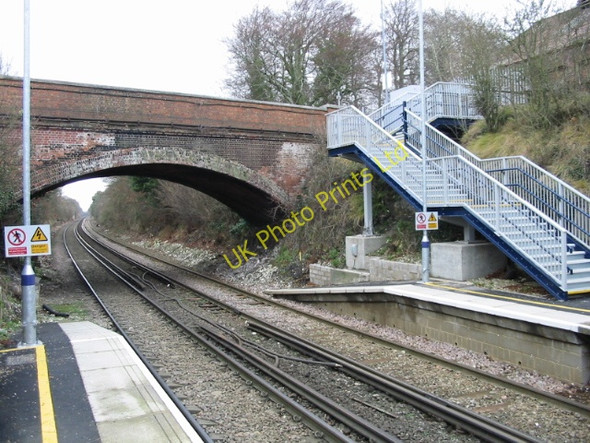 Photo 6"x4" Road bridge at Snowdown station Snowdown c2007