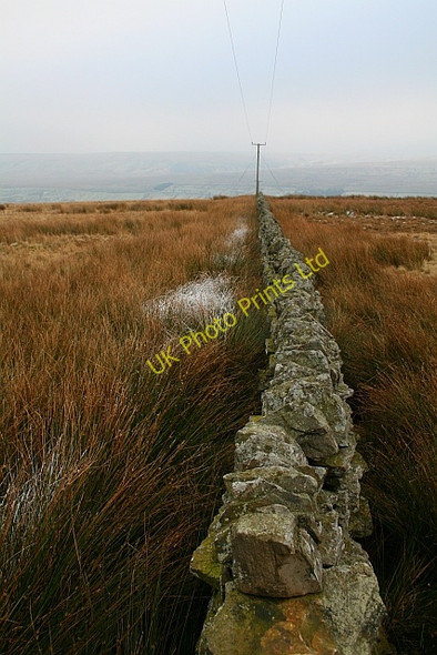 Photo 6"x4" Drystone Wall on Horsehouse Moor (3) Horsehouse c2007