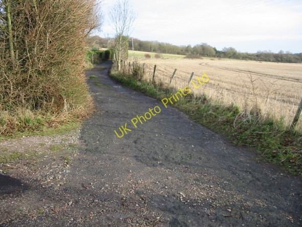 Photo 6"x4" Track and footpath leading to Thornton Lane Elvington\/TR2750 c2008