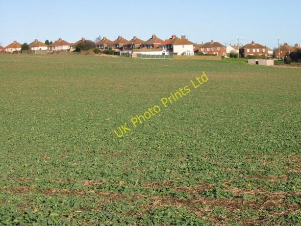 Photo 6"x4" Houses on Adelaide Road, Elvington, from the Barfrestone Road Elvington\/TR2750 c2008