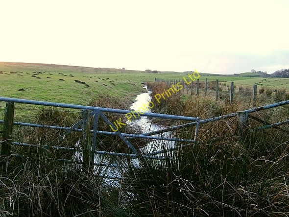 Photo 6"x4" Gate across a ditch Tindale c2008