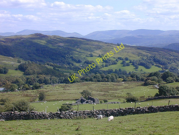 Photo 6"x4" Slopes west of Hirgwm Llechfraith c2002