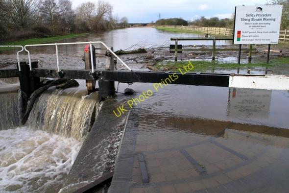 Photo 6"x4" Sawley Cut overflows Sawley\/SK4731 c2008