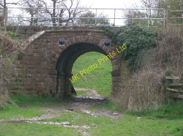 Photo 6"x4" Railway Bridge over the Ladybrook Valley Interest Trail Leading to Lyme Park Danebank c2005