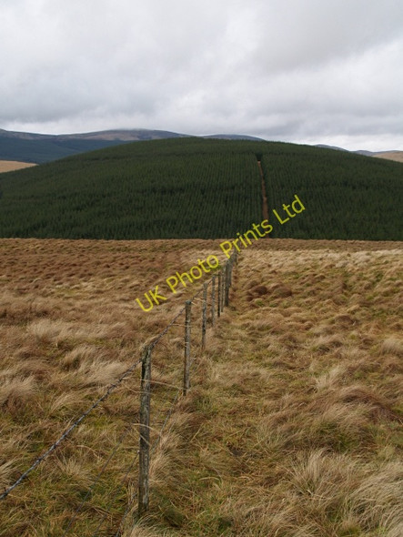Photo 6"x4" Fence, Glack Knowe Glenbreck c2008
