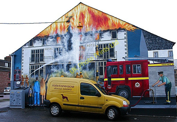 Photo 6"x4" Invergordon Murals (3) Invergordon c2008