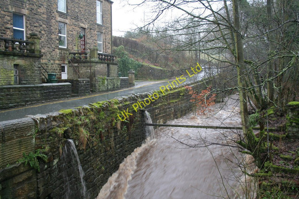Photo 6"x4" North Beck in spate, Goose Eye Goose Eye c2008