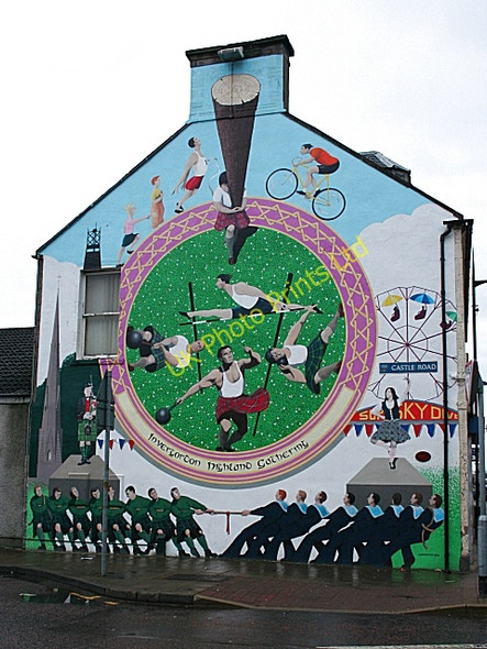 Photo 6"x4" Invergordon Murals (5) Invergordon c2008