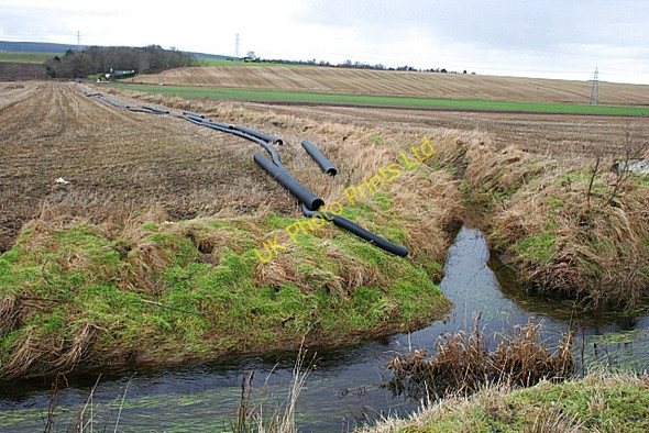Photo 6"x4" Confluence of the Stonyfield Burn and Big Ditch Invergordon c2008
